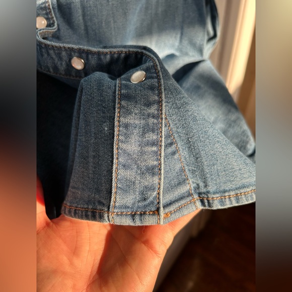 Joe Fresh Button Down Denim Shirt - Picture 8 of 14